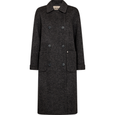 Dame - Uldfrakker Mos Mosh Uldfrakke Wool Coat - Grå