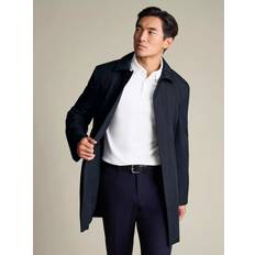 Natural Rain Clothes Charles Tyrwhitt Men's Padded Raincoat - Navy