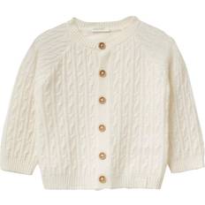 White Cardigans Children's Clothing Benetton Kids Wool Blend Cardigan