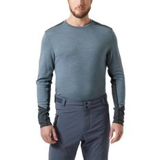 Helly Hansen LIFA Merino Midweight Crew Base Layer Skiundertrøje - Washed Navy