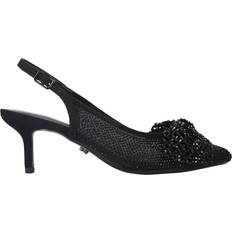 Carvela Women's Chiara Bow Embellished Slingback - Black