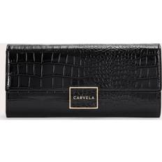 Carvela Women's Jessica Clutch Croc Print Bag