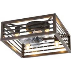 Living and Home Ceiling Fan Light Black