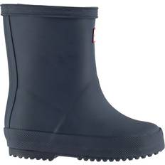 Boys Wellingtons Hunter Kids First Classic Rubber Rain Wellington Boots - Navy