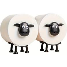 Black Sheep Cute Animal Toilet Paper Holder