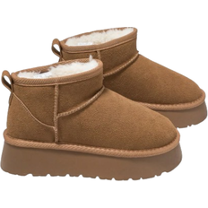 Womens snow boots Shein WARRIOR 1 Pair Women's Warm Thick Snow Boots - Camel