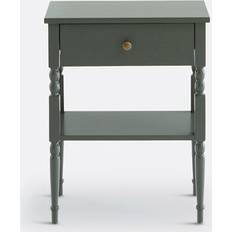 LA REDOUTE INTERIEURS Angy 1-Drawer Dark Khaki Bedside Table