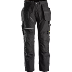 Snickers Workwear 6214 RuffWork Trousers Holster Pockets Black/Black