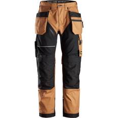 Snickers Workwear 6214 RuffWork Trousers Holster Pockets Brown/Black