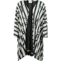 Dame - One Size Trøjer Beetlejuice Cardigan Sandworm Damer - Sort Hvid