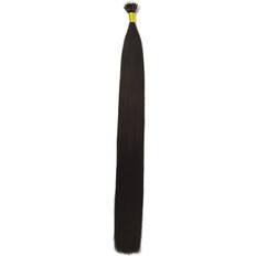 Black Clip-On Extensions Cliphair Nano Ring Hair Extensions #02 Darkest Brown 20 inch