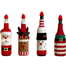 Shein 1pc Santa Claus & Snowman Bottle Cover