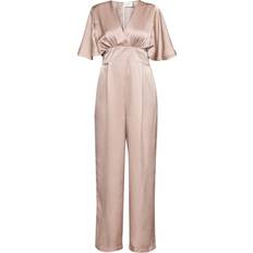 Sisters Point Jumpsuits & Overalls Sisters Point Buksedragt Gisela Jumpsuit - Champagne