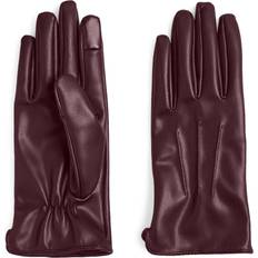 Dame - Rød Handsker Pieces Fingerhandsker Cellie Smart Gloves - Rød