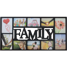 Black Family Collage 10 Photos 36x73x2.51 Cm