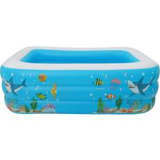 Inflatable Pools Greenzech Dual-Layer Family Inflatable Swimming Pool
