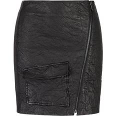 Armani Exchange Skirts Armani Exchange Leather Mini Skirt - Black