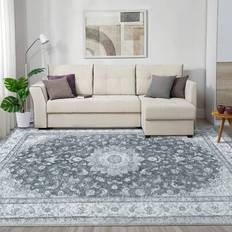 Shein Washable Area Rug Non Slip Grey