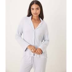 Gina Tricot Underkläder Gina Tricot Mix og Match Langærmet Pyjamas Skjorte - Lyseblå