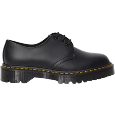 40 - Dam Derby Dr. Martens 1461 Bex Smooth Leather Oxford Shoes - Black