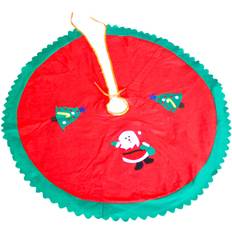 Red Christmas Tree Skirts iplusmile 90 Cm Xmas Red Christmas Tree Skirt