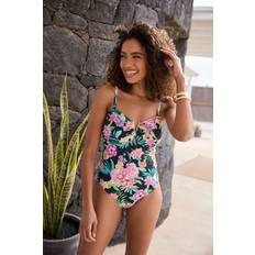 Black - Sportswear Garment Swimsuits M&Co Tropical Print Swimsuit - Black