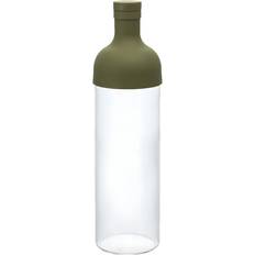 Hario Cold Brew Tea Bottle With Filter 0.75L Olive Green Kitchenware