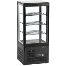 UPD80-Black 80 Liter Display Kølemontre