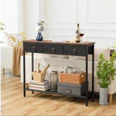 Slim Sofa 3 Non-woven Drawers Console Table