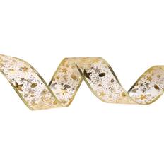 Gold Gift Wrap Ribbons PlayMc Gold Double Layer Ribbon 100 Yards