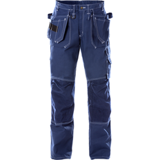 Fristads Kansas Herr Arbetsbyxor Fristads Kansas 2501 DCS Service Denim Stretch Trousers - Indigo Blue