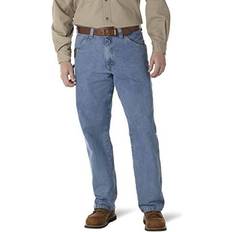 Lined Work Pants Wrangler Riggs Carpenter Pants Vintage Indigo