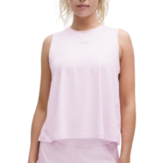 Lululemon Pace Crush Tanktop Mit Überkreuzter Rückseite Grafik - Pink Organza