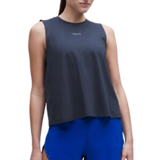 Lululemon Pace Crush Tanktop Mit Überkreuzter Rückseite Grafik - Club Blue
