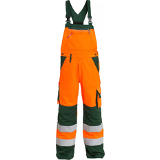 FE Engel 3501-775 Bib Work Pants - Orange/Green