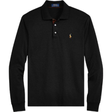 Herr - XS Pikétröjor Polo Ralph Lauren Custom Slim Fit Long Sleeve Shirt - Black