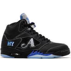 Nike Air Jordan 5 Basketball Shoes Nike Awake NY x Air Jordan 5 Retro M - Black/Racer Blue/Metallic Silver/White/Clear