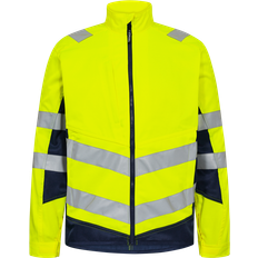 Engel Safety Light Arbetsjacka - Gul/Blue Ink