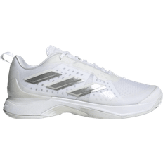 Mesh - Women Racket Sport Shoes adidas Avacourt W - Cloud White/Silver Metallic /Cloud White