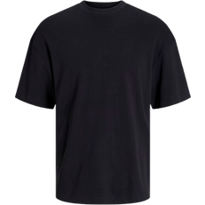 Jack & Jones Stretch Överdelar Jack & Jones Enfärgat Rundringning T-shirt Svart