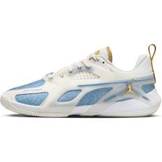 Nike Air Jordan 4 Basketball Shoes Jordan Denim Women's Shoe - Work Blue