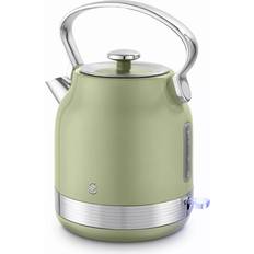 Swan Electric Kettles - Green Swan SK14631GRN Retro Traditional Stovetop Kettle