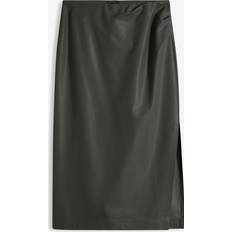 Bonprix Kjol Skinnimitation Midilängd