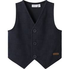 Blå Polstrede veste Børnetøj Name It Bløde Vest