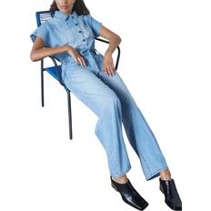 Sisters Point Jumpsuits & Overalls Sisters Point Buksedragt Feba-JU Blue Wash