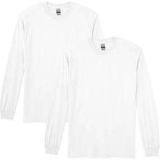 Gildan Men's DryBlend Long Sleeve T-shirt 2-pack - White