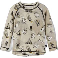 Reima Drenge Svedundertøj Reima Moomin Trivsam Skiundertøj Sandy Beige 92 cm
