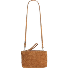 H&M x Lorena Saravia Braided Suede Clutch Bag - Brown