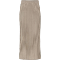 CYME Copenhagen Pointelle Rib Skirt - Beige