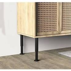 Steel Table Legs Living and Home 4 Pcs Adjustable Carbon Steel Heavy Duty Support Legs Table Leg 4pcs
